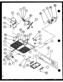 Machine Compartment (Scd19j / P7804506w) (Scd19j / P7804508w) parts for Amana Side-By-Side Refrigerator SCD22J-P7870121W from AppliancePartsPros.com