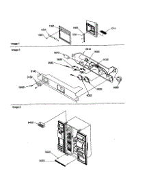 Dispenser / Elec. Bracket / Toe Grille parts for Amana Side-By-Side Refrigerator SCD23VBL-P1315305WL from AppliancePartsPros.com