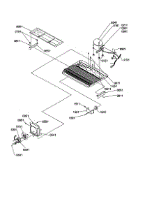 Machine Compartment parts for Amana Side-By-Side Refrigerator SCD23VBL-P1315305WL from AppliancePartsPros.com
