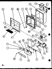 Ice And Water Cavity (Scd25j / P1104013w) (Scd25jb / P1104015w) (Scd25jp / P1104017w) parts for Amana Side-By-Side Refrigerator SCD25J-P1104014W from AppliancePartsPros.com