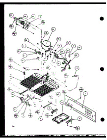 Machine Compartment (Scd25j / P7870115w) (Scd25jb / P7870116w) (Scd25jp / P7870117w) parts for Amana Side-By-Side Refrigerator SCD25J-P7870115W from AppliancePartsPros.com