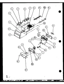 Ice Bucket And Ice Maker  S37e07@8 Cube Compact Ice Maker (Scd25j / P7870115w) (Scd25jb / P7870116w) (Scd25jp / P7870117w) parts for Amana Side-By-Side Refrigerator SCD25J-P7870115W from AppliancePartsPros.com
