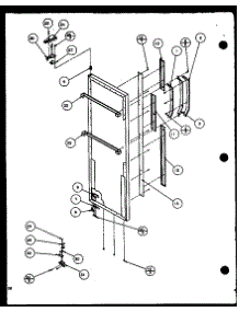 Refrigerator Door (Scd22j / P1116101w) (Scd22j / P1116102w) parts for Amana Side-By-Side Refrigerator SCD25JB-P1116303W from AppliancePartsPros.com