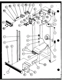 Refrigerator (Scd22j / P1116101w) (Scd22j / P1116102w) parts for Amana Side-By-Side Refrigerator SCD25JB-P1116304W from AppliancePartsPros.com