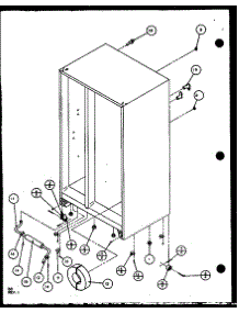 Drain And Rollers (Scd25j / P1104014w) (Scd25jb / P1104016w) (Scd25jp / P1104018w) parts for Amana Side-By-Side Refrigerator SCD25JP-P1104017W from AppliancePartsPros.com