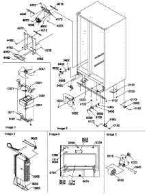 Drain System, Rollers, & Evaporater Assy parts for Amana Side-By-Side Refrigerator SCD25TW-P1190422WW from AppliancePartsPros.com