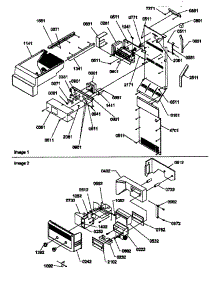 Ice Maker / Control Assy. parts for Amana Side-By-Side Refrigerator SCD25TW-P1190426WW from AppliancePartsPros.com