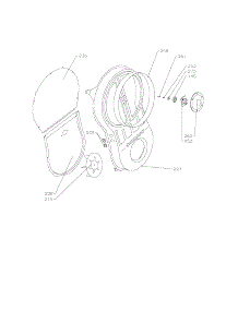 Ventilator Housing / Fan Blade parts for Danby Dryer SCD5505W from AppliancePartsPros.com