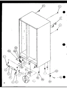 Drain And Rollers (Scde25j / P7870104w) parts for Amana Side-By-Side Refrigerator SCDE25J-P7870104W from AppliancePartsPros.com