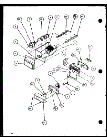 Ice Bucket And Ice Maker (Scde25j / P7870104w) parts for Amana Side-By-Side Refrigerator SCDE25J-P7870104W from AppliancePartsPros.com