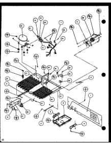 Machine Compartment (Scd19h / P7804503w) parts for Amana Side-By-Side Refrigerator SCDT22H-P7836011W from AppliancePartsPros.com
