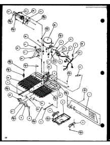 Machine Compartment (Scdt22h / P7836011w) (Scdt25h / P7836001w) parts for Amana Side-By-Side Refrigerator SCDT22H-P7836011W from AppliancePartsPros.com