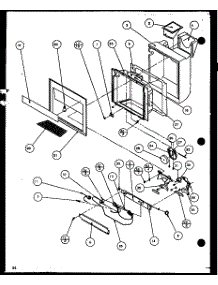 Ice And Water Cavity (Scdt22h / P7836011w) (Scdt25h / P7836001w) parts for Amana Side-By-Side Refrigerator SCDT22H-P7836011W from AppliancePartsPros.com