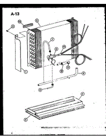 Evaporator Parts parts for Amana Central Air Conditioner SCFC42HOH-A/P68598-7C from AppliancePartsPros.com