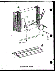 Evaporator Parts parts for Amana Central Air Conditioner SCFC48HOHC/P9920013C from AppliancePartsPros.com
