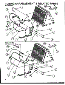 Tubing Arrangement & Related Parts parts for Amana Central Air Conditioner SCFC60AUMD/P6944909C from AppliancePartsPros.com