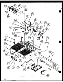 Machine Compartment (Scti20h / P7836030w) (Sbi20h / P7836032w) parts for Amana Side-By-Side Refrigerator SCTI20H-P7836030W from AppliancePartsPros.com