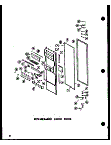 Refrigerator Door Parts parts for Amana Side-By-Side Refrigerator SD19N-A-P60230-6WA from AppliancePartsPros.com