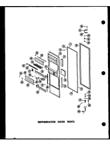 Refrigerator Door Parts parts for Amana Side-By-Side Refrigerator SD19N-P60201-73W from AppliancePartsPros.com