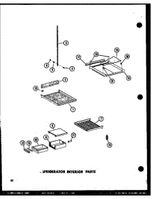 Refrigerator Interior Parts (Sr25w-C / P73320-17Wc) (Sr25w-A / P73320-17Wa) (Sr25w-Ag / P73320-17Wg) (Sr25w / P73320-17W) (Sr25w-L / P73320-17Wl) (Sd25w-C / P73320-18Wc) (Sd25w / P73320-18W) (Sd25w-A / P73320-18Wa) (Sd25w-L / P73320-18Wl) (Sd25w-Ag / P73320-18Wg) (Sr22w-C / P7 parts for Amana Side-By-Side Refrigerator SD19W-P60350-48W from AppliancePartsPros.com