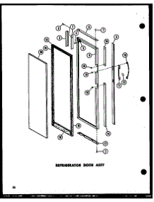 Refrigerator Door Assy (Sr25w-C / P73320-17Wc) (Sr25w-A / P73320-17Wa) (Sr25w-Ag / P73320-17Wg) (Sr25w / P73320-17W) (Sr25w-L / P73320-17Wl) (Sd25w-C / P73320-18Wc) (Sd25w / P73320-18W) (Sd25w-A / P73320-18Wa) (Sd25w-L / P73320-18Wl) (Sd25w-Ag / P73320-18Wg) (Sr22w-C / P73320- parts for Amana Side-By-Side Refrigerator SD22W-A-P60350-43WA from AppliancePartsPros.com