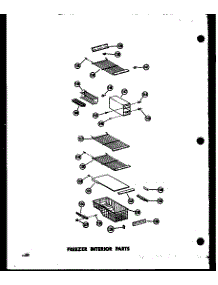 Freezer Interior Parts (Sr25w-C / P60340-43Wc) (Sr25w / P60340-43W) (Sr25w-Ag / P60340-43Wg) (Sr25w-A / P60340-43Wa) (Sd25w-C / P60340-51Wc) (Sd25w / P60340-51W) (Sd25w-Ag / P60340-51Wg) (Sd25w-A / P60340-51Wa) (Sr22w-Ag / P60340-45Wg) (Sr22w / P60340-45W) (Sr22w-A / P60340-45 parts for Amana Side-By-Side Refrigerator SD22W-C-P60340-39WC from AppliancePartsPros.com