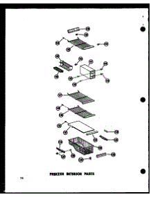Freezer Interior Parts (Sr25w / P60340-1W) (Sr25w-C / P60340-1Wc) (Sr25w-Ag / P60340-1Wg) (Sr25w-A / P60340-1Wa) (Sd25w-C / P60340-11Wc) (Sd25w-A / P60340-11Wa) (Sd25w / P60340-11W) (Sd25w-Ag / P60340-11Wg) (Sr22w-C / P60340-4Wc) (Sr22w-A / P60340-4Wa) (Sr22w / P60340-4W) (Sr2 parts for Amana Side-By-Side Refrigerator SD22W-P60340-12W from AppliancePartsPros.com