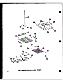 Refrigerator Interior Parts (Sr25w / P60340-1W) (Sr25w-C / P60340-1Wc) (Sr25w-Ag / P60340-1Wg) (Sr25w-A / P60340-1Wa) (Sd25w-C / P60340-11Wc) (Sd25w-A / P60340-11Wa) (Sd25w / P60340-11W) (Sd25w-Ag / P60340-11Wg) (Sr22w-C / P60340-4Wc) (Sr22w-A / P60340-4Wa) (Sr22w / P60340-4W) parts for Amana Side-By-Side Refrigerator SD22W-P60340-12W from AppliancePartsPros.com
