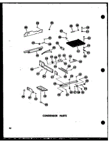 Condensor Parts (Sr25w-C / P60340-43Wc) (Sr25w / P60340-43W) (Sr25w-Ag / P60340-43Wg) (Sr25w-A / P60340-43Wa) (Sd25w-C / P60340-51Wc) (Sd25w / P60340-51W) (Sd25w-Ag / P60340-51Wg) (Sd25w-A / P60340-51Wa) (Sr22w-Ag / P60340-45Wg) (Sr22w / P60340-45W) (Sr22w-A / P60340-45Wa) (Sr parts for Amana Side-By-Side Refrigerator SD22W-P60340-52W from AppliancePartsPros.com
