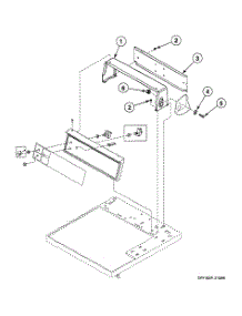 Control Hood parts for Speed Queen Dryer SDE007LF from AppliancePartsPros.com