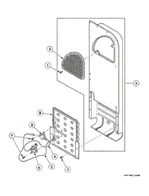 Heater Assy parts for Speed Queen Dryer SDE007LF from AppliancePartsPros.com