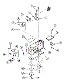 Meter Case 1 parts for Speed Queen Dryer SDE107LF99L7 from AppliancePartsPros.com