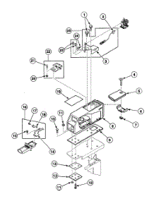 Meter Case 2 parts for Speed Queen Dryer SDE107WF from AppliancePartsPros.com