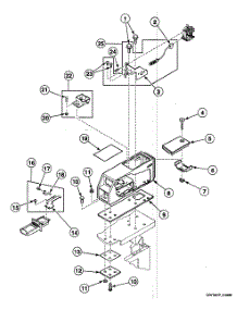 Meter Case 2 parts for Speed Queen Dryer SDE307QF from AppliancePartsPros.com