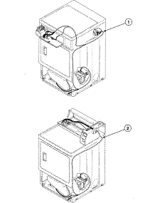 Harnesses parts for Speed Queen Dryer SDE407QF from AppliancePartsPros.com