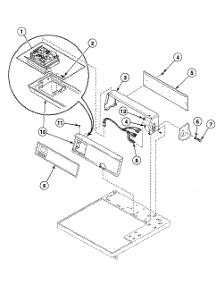 Control Assy parts for Speed Queen Dryer SDE607LF from AppliancePartsPros.com