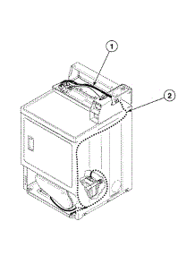 Harnesses parts for Speed Queen Dryer SDE807QF1500 from AppliancePartsPros.com
