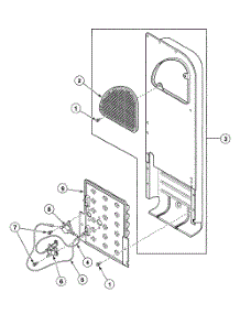 Heater Assy parts for Speed Queen Dryer SDE807WF from AppliancePartsPros.com