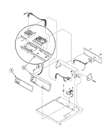 Control Panel parts for Speed Queen Dryer SDEA07LJ from AppliancePartsPros.com