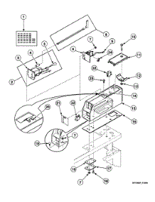 Meter Case parts for Speed Queen Dryer SDEA07WJ from AppliancePartsPros.com