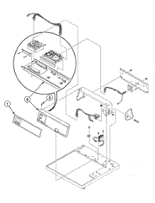 Control Panel parts for Speed Queen Dryer SDEB07LJ1500 from AppliancePartsPros.com