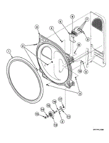 Roller Assy parts for Speed Queen Dryer SDEB07LJ1500 from AppliancePartsPros.com