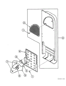 Heater Asy parts for Speed Queen Dryer SDEB07QJ1500 from AppliancePartsPros.com