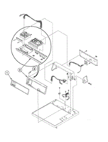 Control Panel parts for Speed Queen Dryer SDEC07LJ from AppliancePartsPros.com