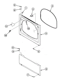 Front Panel parts for Speed Queen Dryer SDEC07LJ from AppliancePartsPros.com