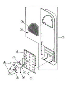 Heater Assy parts for Speed Queen Dryer SDEF07LJ1500 from AppliancePartsPros.com