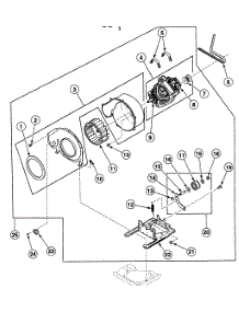 Motor Assy parts for Speed Queen Dryer SDEF07QJ from AppliancePartsPros.com