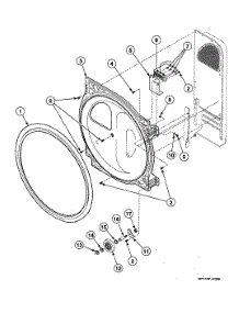 Roller Assy parts for Speed Queen Dryer SDEY07LF from AppliancePartsPros.com