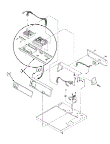 Control Panel parts for Speed Queen Dryer SDEZ07WF from AppliancePartsPros.com