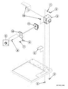 Timer Case parts for Speed Queen Dryer SDG009LF from AppliancePartsPros.com